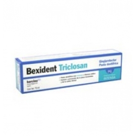 BEXIDENT TRICLOSAN PTA 75ML - Envío Gratuito